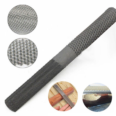 

〖Follure〗4 in 1 Carbon Steel Rasp File Carpentry Woodworking Wood Carving Hand Tool 200mm