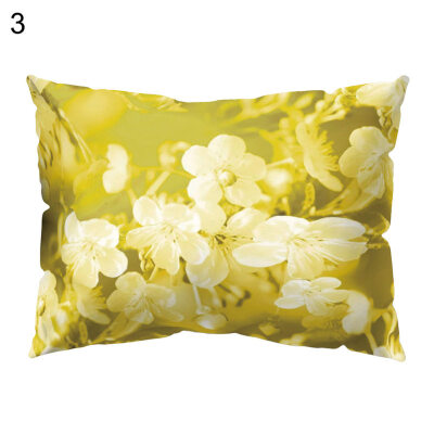 

Multicolor Flower Lemon Note Pillow Case Sofa Bed Car Cafe Decor Cushion Cover