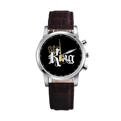 

KING QUEEN Quartz Movement Boys And Girls Watch Fashion Multi-functional Watches KING