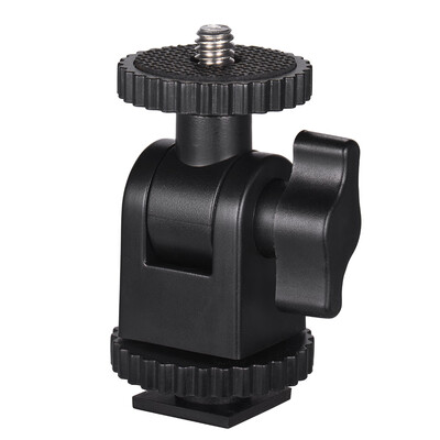 

14 Inch Thread Mini Cold Shoe Mount for Cameras Camcorders Smartphone Gopro LED Video Light Microphone Video Monitor Ring Flash L