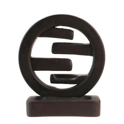 

Round Ceramic Smoke Backflow Incense Burner Censer Incense Holder Home Decor Living Room 20 Cones