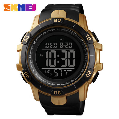

Waterproof electronic watch Student mens large dial multi-function watch