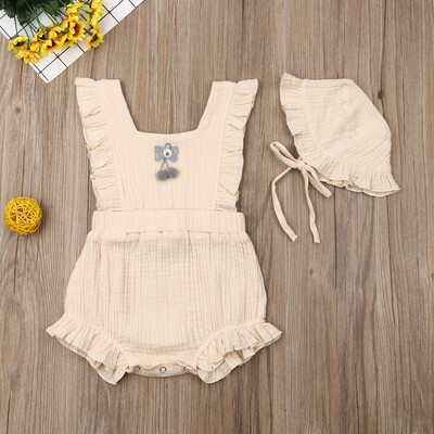

Newborn Infant Baby Girl Clothes Jumpsuit Romper Bodysuit Playsuit Outfit Set