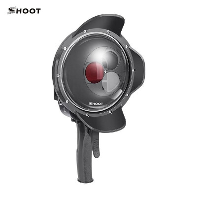 

SHOOT Dome Port Lens Dive Case Housing Underwater 35m Grip Trigger with Switchable Magnifier Red Filter for Underwater Shooting Ph