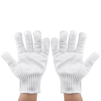 

Greensen 1 Pair Cut Resistant Gloves Anti-cutting for Gardening Butcher Work Outdoor Protection Tool