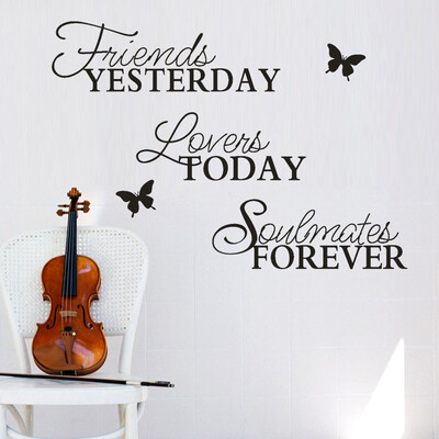 

〖Follure〗Friends Yesterday Removable Art Vinyl Mural Home Room Decor Wall Stickers