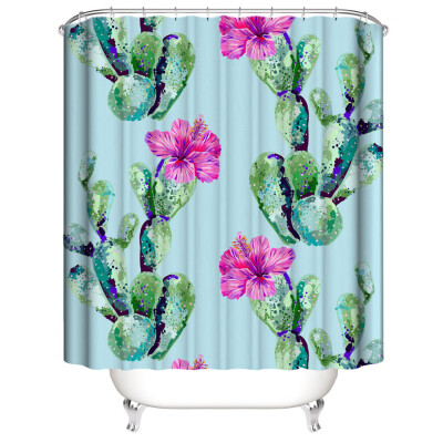 

Toponeto New Waterproof Shower Curtain with 12 Hooks 3D Printed Bathroom Polyester