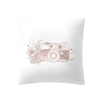 

〖Follure〗Rose Gold Pink Cushion Cover Square Pillowcase Home Decoratio