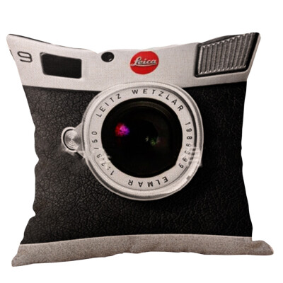 

〖Follure〗Vintage Camera Pillow Case Sofa Throw Waist Cushion Cover Home Decor Grand