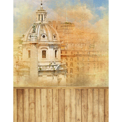 Cloud Castle Photo Backdrop 57FT Vinyl Fabric Cloth Digital Printing Photo Background s-2174