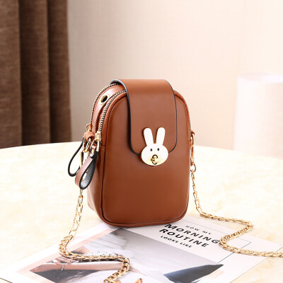 

Mobile Bag Girl Slant Bag Small Summer Fashion Hundred Chains Lady Bag Leisure Single Shoulder Slant Bag