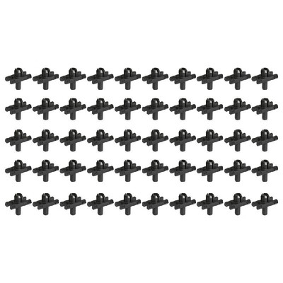 

50Pcs Car Nylon Bumper Fasteners Fender Rivet Clips Retainer Pin Rivets Trim Moulding Clip for BMW