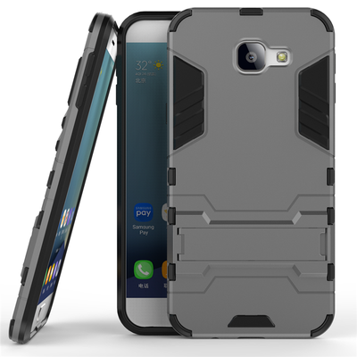 

Goowiiz Phone Case For Samsung Galaxy A320 A3A520 A5A720 A7 2017 Armor PC TPU Silicone Hard Bracket Double Protection