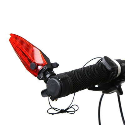 

1 Pair Waterproof Bike Handlebar Grips Light Bike LED Bicycle Safety Lights Cycling Lamp Of Grip USB Rechargeable Horns Alarm Wa