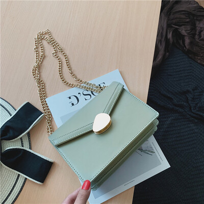 

Mori simple bag summer ins new 2019 Korean version of Joker small square bag slung chain womens shoulder bag
