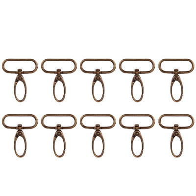 

10pcs Retro Style Antique Bronze Finish Luggage Bag Buckle Lobster Clasps