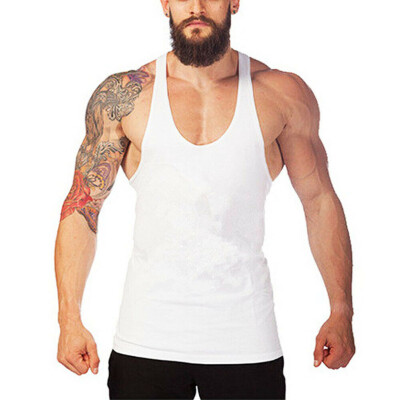 

Mens Gym Tank Top Vest Bodybuilding Muscle Stringer Fitness Sleeveless T shirts