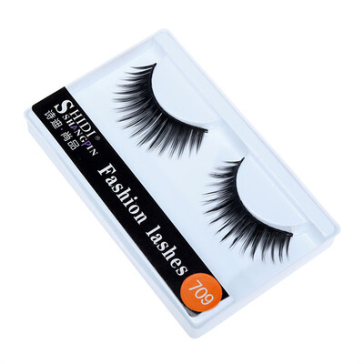 

〖Follure〗1 Pairs Long Makeup Cross Thick False 3D Dense Eyelashes Eye Lashes Nautral