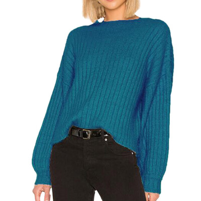 

〖Follure〗Women Calsual Long Sleeve Solid Sweater Pullovers