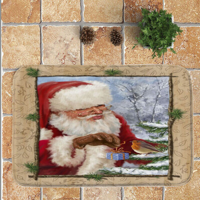 

Tailored Merry Christmas Welcome Doormats Indoor Home Carpets Decor 40x60CM