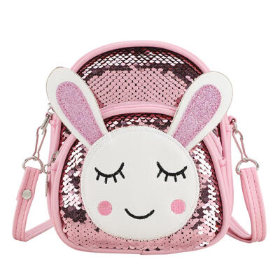 

Cute Rabbit Sequins Backpacks Children Girls Rucksacks School Shoulder Bags