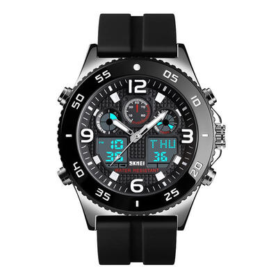 

SKMEI Men Sport Watches Fahsion Stopwatch Alarm Dual Display Waterproof Digital Watch For Man 1538