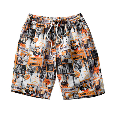 

Tailored Mens New Summer Fashion Casual Color Collision Loose Beach Sport Shorts Pant