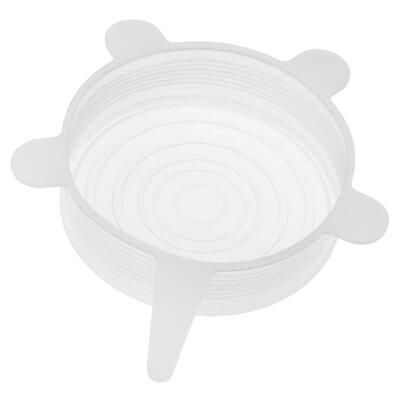 

Heat Resistant Reusable Stretch Silicone Lids Food Wrap Bowl Pot Pan Cover