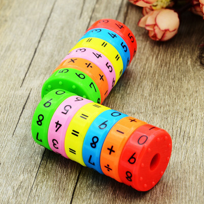 

New Arithmetic Mathematics Toy Learning Educational Toys Kids Puzzle Cube Magnetic Axis Mathematics Intelligence