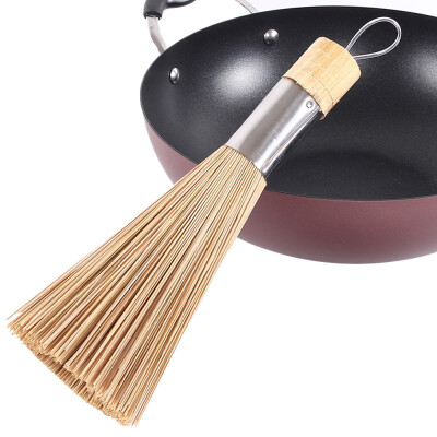 

Gobestart Whisk Traditional Natural Bamboo Cleaning Brushes Wash Dishware Kitchen Utensil