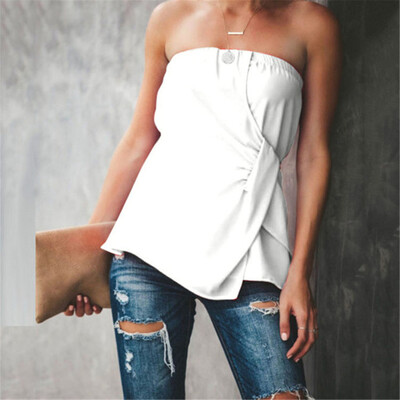 

Starmoon Women Ladies Fashion Sexy Solid Sleeveless Shirt Blouse Tops