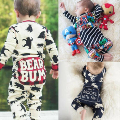 

Newborn Baby Girl Boy Romper Jumpsuit Pajamas Sleepwear Nightwear Outfit Clothes