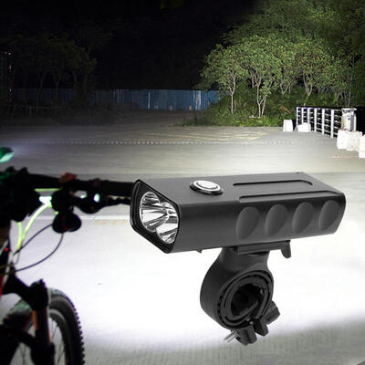 

Greensen Strong Light USB Rechargeable 2 LED Bike Riding Lamp Set Headlight Taillight