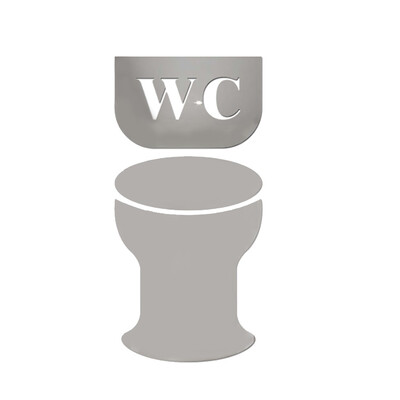 

〖Follure〗Creative Diy Fashion Personality 3D Wall Stickers Toilet Bathroom Tips Stickers
