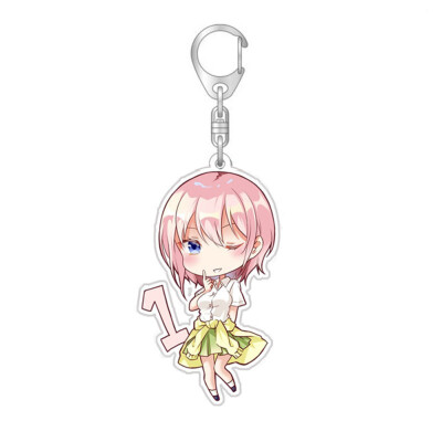 

CAR-TOBBY Anime Five-part Flower Wedding Animation Nakano Acrylic Keychain Pendant