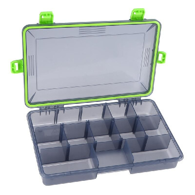 

11 Compartments Waterproof Fishing Tackle Box Fishing Lure Spoon Hook Bait Storage Case Utility Box