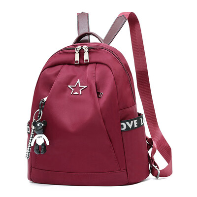 

Summer small bag 2018 new fashion small backpack wild shoulder slung Oxford cloth Korean shoulder fairy bag