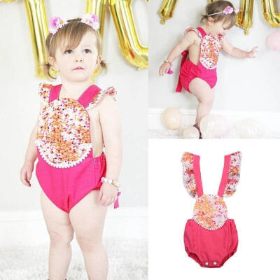 

Floral Newborn Infant Baby Girls Romper Jumpsuit Bodysuit Outfit Sunsuit Clothes