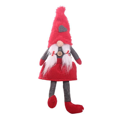 

Christmas Faceless Doll Ornament Cute Cartoon Long Legs Old Men Dolls Christmas Gift Xmas Decoration