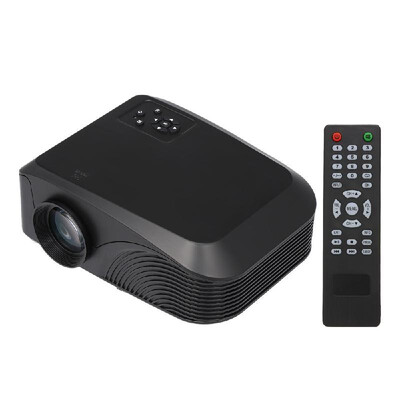 

LED-4018 Portable Projector 1200 Lumens 800480 Support 1080P 130 Inch Red-blue 3D With HD USB VGA AV TF Interfaces