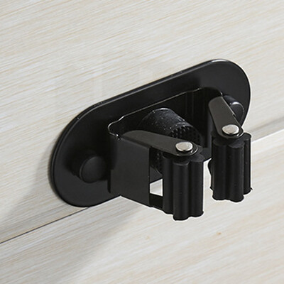 

Racks Stainless Steel Mop Holder Wall Mounted Hooks Brush Broom Hanger Clip