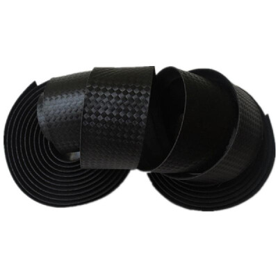 

PROMEND Road Bikes Bicycles Handlebar Tape Balck Mesh Design Non-slip Waterproof Bartape Soft EVA Sponge Tape Black Carbon Fiber