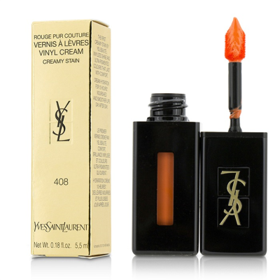 

YVES SAINT LAURENT - Rouge Pur Couture Vernis A Levres Vinyl Cream Creamy Stain - 408 Corail Neo-Pop 55ml018oz