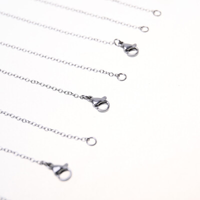 

Stainless Steel Necklace Extender Bracelet Extender Extender Chain Set 4 Different Length 6" 4" 3" 2