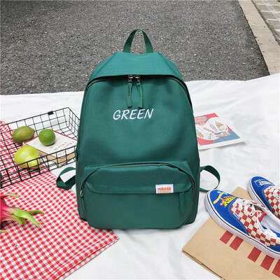 

Insfeng schoolbag female Korean version of high school students large capacity Simple Sen Department Baitao ancient sense backpack