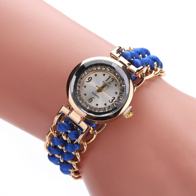 

New creative watch womens pure hand-woven woven rope bracelet bracelet watch wholesale
