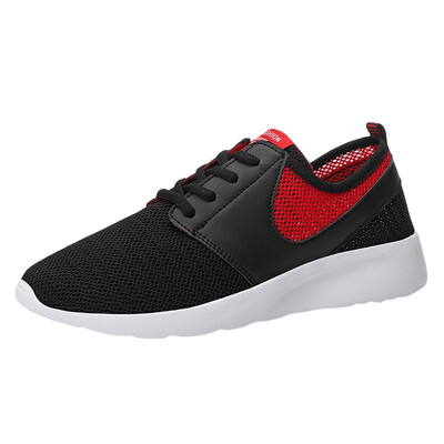 

Casual Mens Sneakers Trend Outdoor Shoes Fashion Men Cofortable Sports Shoes Mesh Breathable Solid Casual Students Shoes