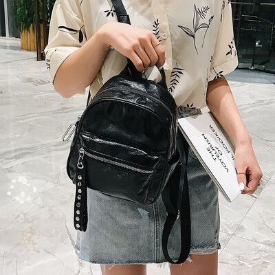 

Ins super fire backpack female 2019 new fashion trend student bag wild Korean high school small backpack