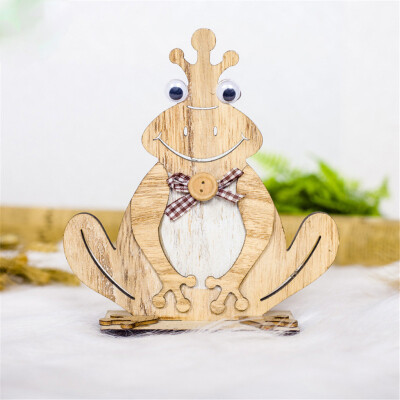 

Toponeto Easter Decorations Wooden Toad Shapes Ornaments Craft Gifts