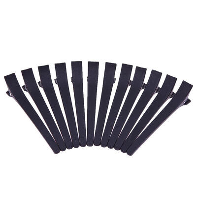 

12pcsSet Black Hairpin Salons Duckbill Partition Clips Hair Care Tools